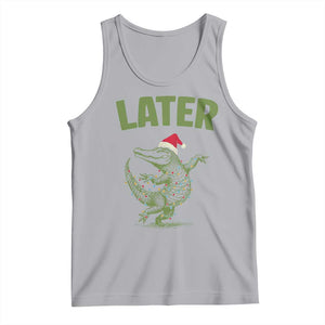 Funny Gator Sarcastic Christmas Tank Top Later Alligator TS14 Athletic Heather Print Your Wear