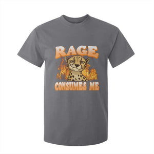 Cool Cheetah T Shirt For Kid Funny Range Consumes Me Sarcastic Wild Animal TS14 Charcoal Print Your Wear