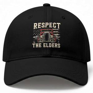 Respect The Elders Baseball Cap 1932 American Classic Hotrod TS14 Print Your Wear
