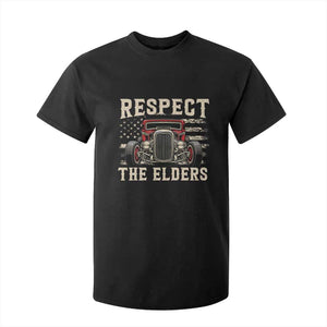 Respect The Elders T Shirt For Kid 1932 American Classic Hotrod TS14 Black Print Your Wear
