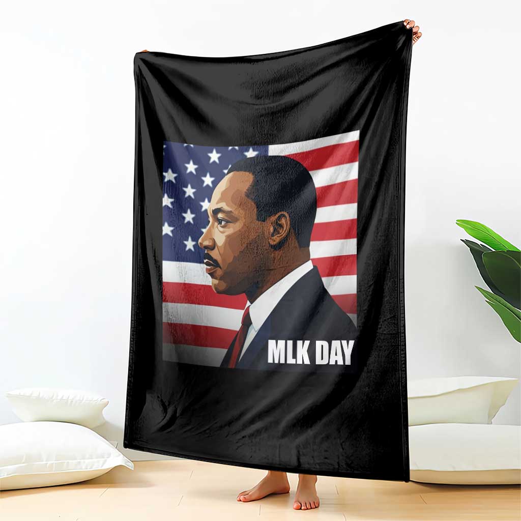 Martin Luther King Jr Throw Blanket Human Rights TS14 Print Your Wear