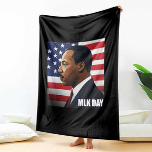 Martin Luther King Jr Throw Blanket Human Rights TS14 Print Your Wear