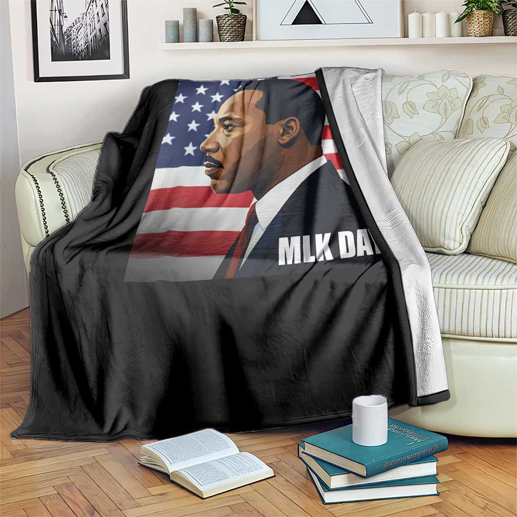 Martin Luther King Jr Throw Blanket Human Rights TS14 Print Your Wear