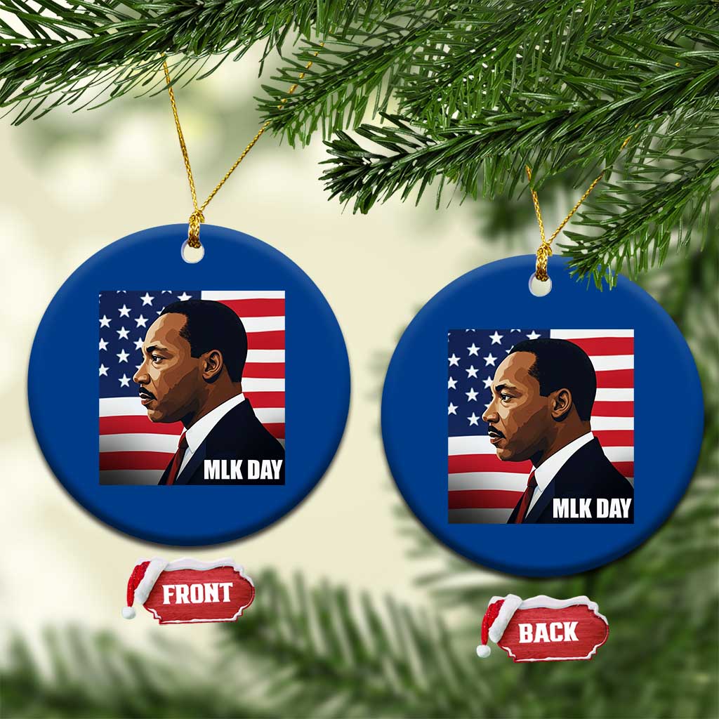 Martin Luther King Jr Ceramic Ornament Human Rights TS14 1pc Blue Print Your Wear