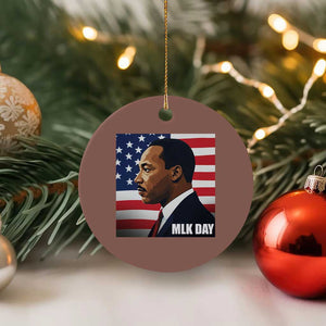 Martin Luther King Jr Ceramic Ornament Human Rights TS14 1pc Mocha Print Your Wear