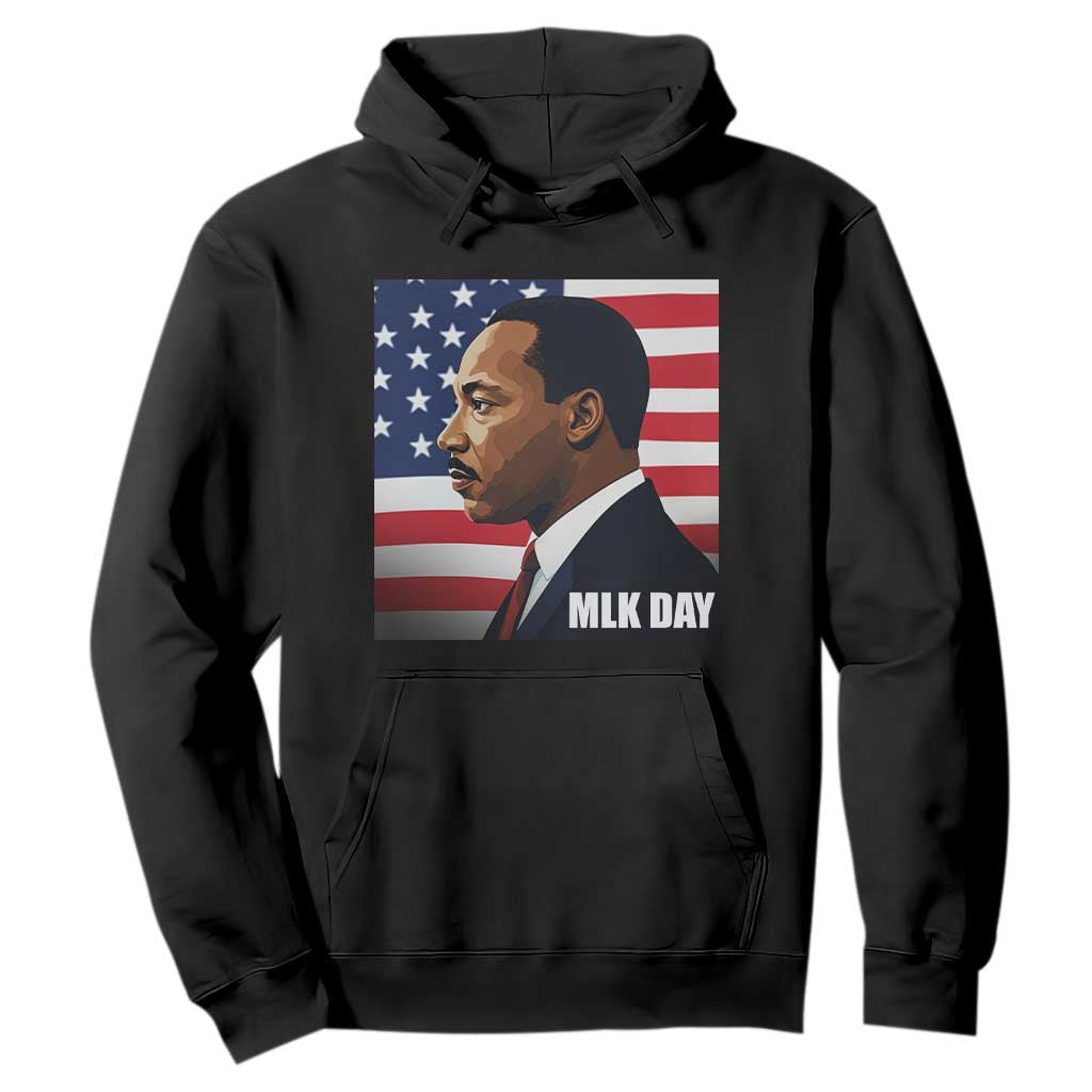 Martin Luther King Jr Hoodie Human Rights TS14 Black Print Your Wear