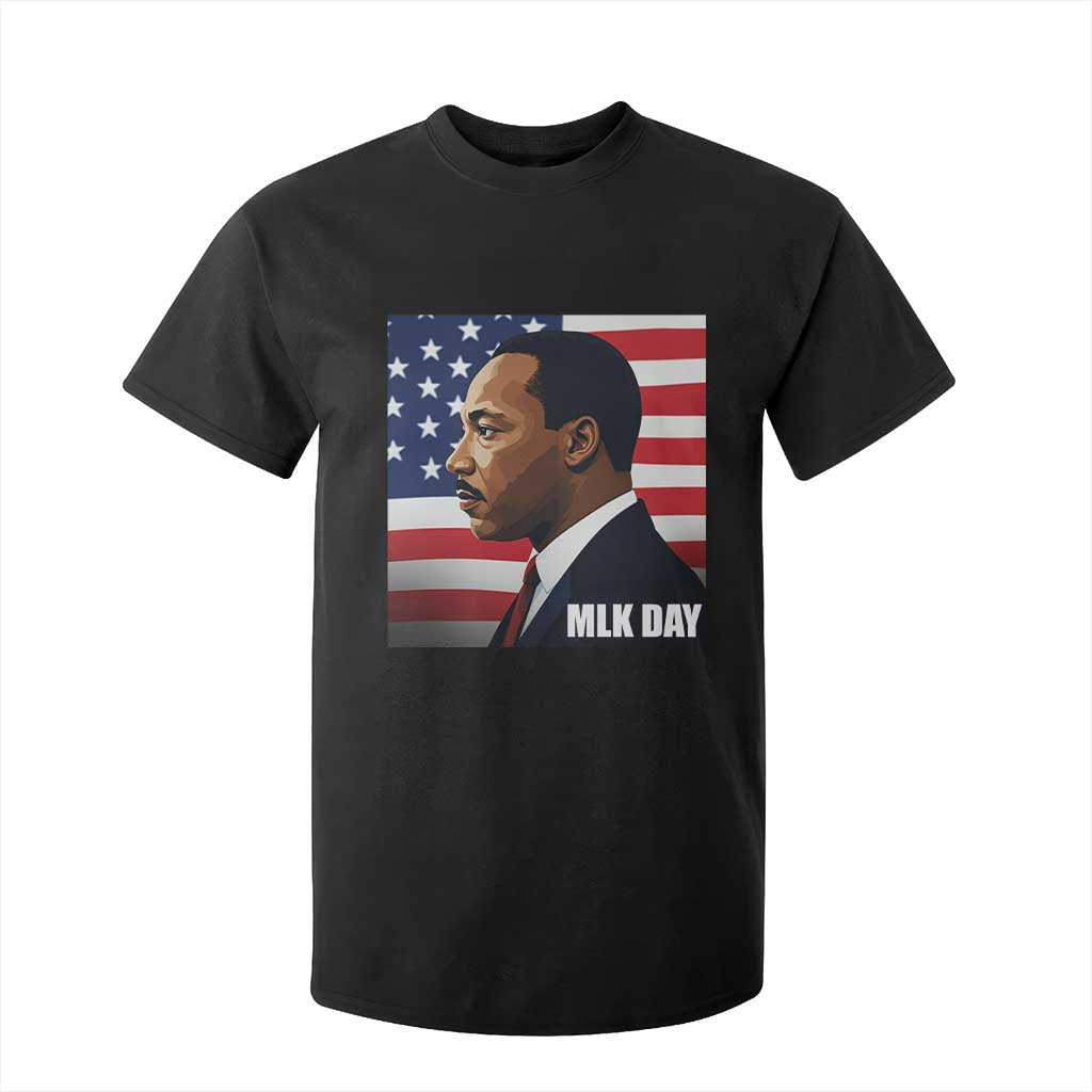 Martin Luther King Jr T Shirt For Kid Human Rights TS14 Black Print Your Wear