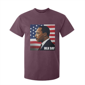 Martin Luther King Jr T Shirt For Kid Human Rights TS14 Maroon Print Your Wear