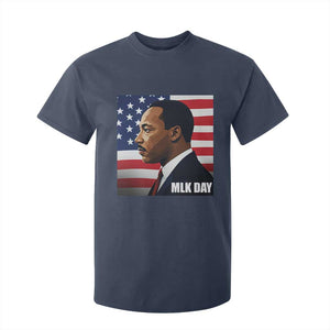 Martin Luther King Jr T Shirt For Kid Human Rights TS14 Navy Print Your Wear