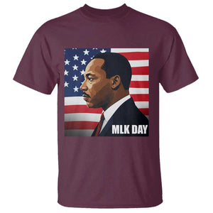 Martin Luther King Jr T Shirt Human Rights TS14 Maroon Print Your Wear