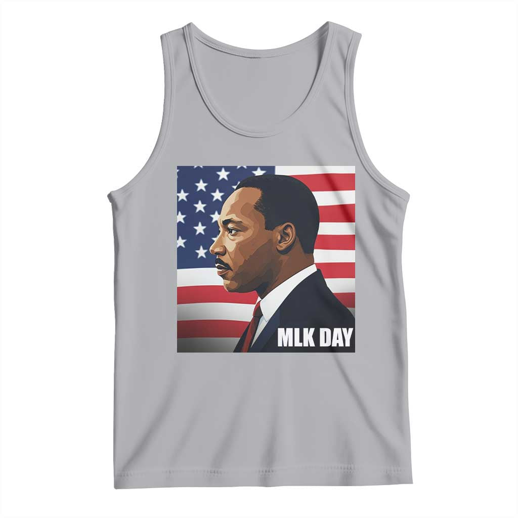 Martin Luther King Jr Tank Top Human Rights TS14 Athletic Heather Print Your Wear