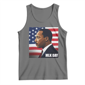 Martin Luther King Jr Tank Top Human Rights TS14 Black Heather Print Your Wear