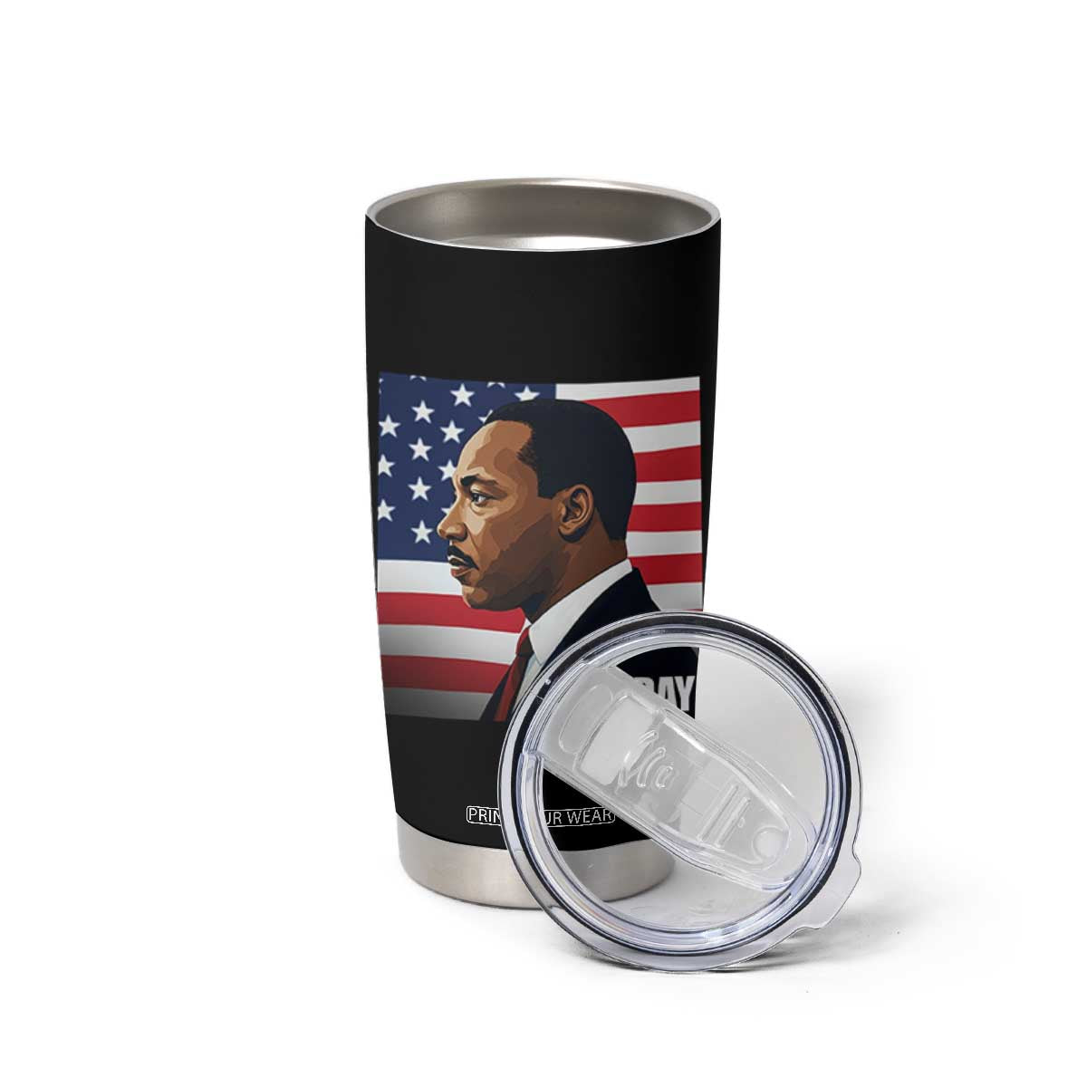 Martin Luther King Jr Tumbler Cup Human Rights TS14 Print Your Wear