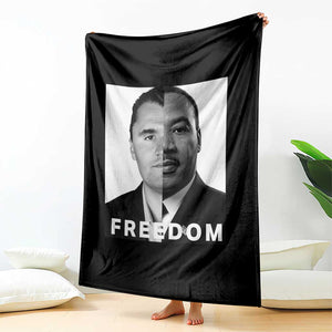 Freedom Charlie Kirk Throw Blanket Martin Luther King Jr TS14 Print Your Wear