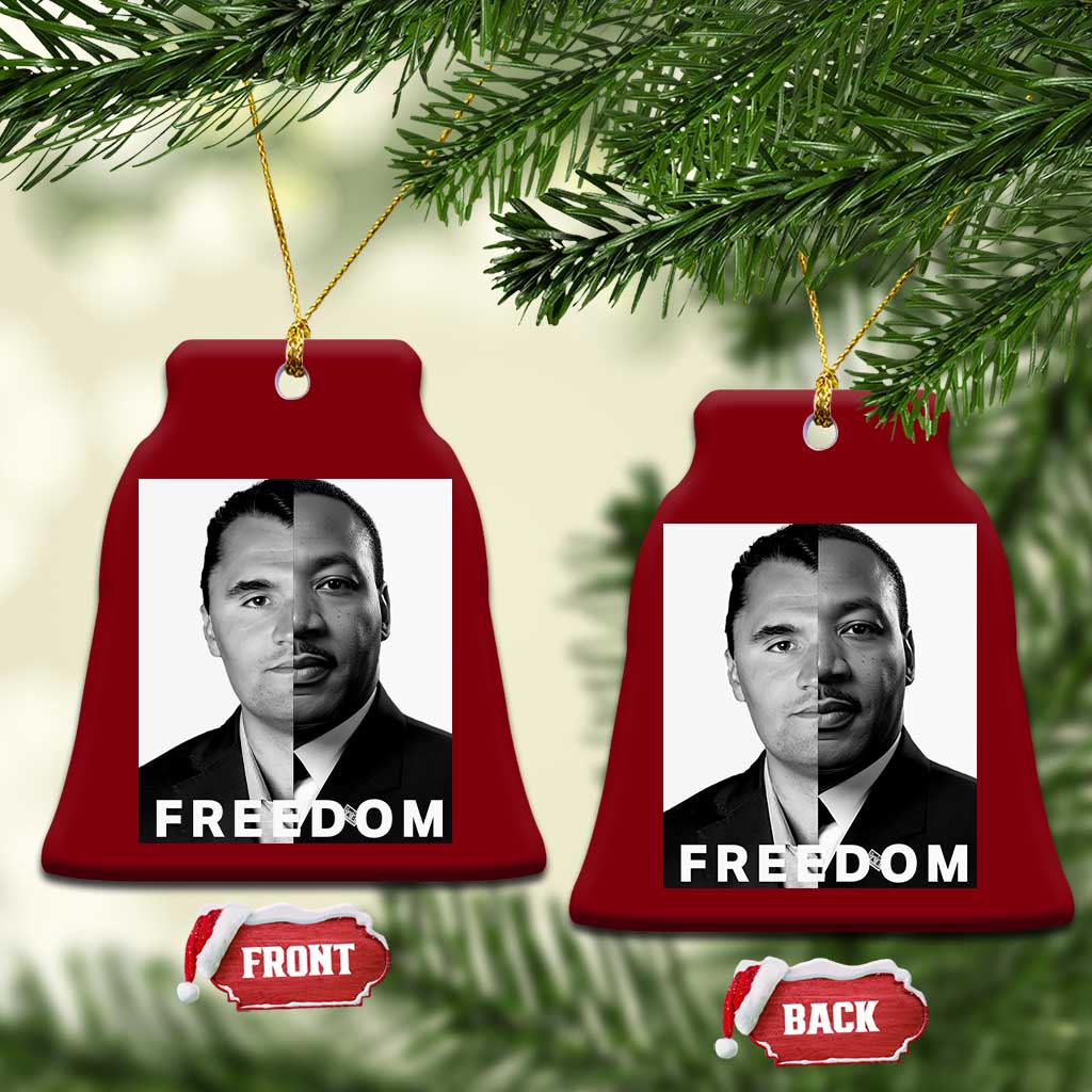 Freedom Charlie Kirk Ceramic Ornament Martin Luther King Jr TS14 Print Your Wear