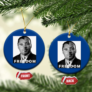 Freedom Charlie Kirk Ceramic Ornament Martin Luther King Jr TS14 1pc Blue Print Your Wear