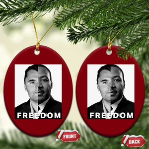 Freedom Charlie Kirk Ceramic Ornament Martin Luther King Jr TS14 Print Your Wear