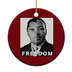 Freedom Charlie Kirk Ceramic Ornament Martin Luther King Jr TS14 1pc Red Print Your Wear