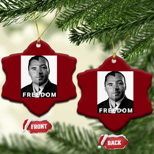 Freedom Charlie Kirk Ceramic Ornament Martin Luther King Jr TS14 Print Your Wear
