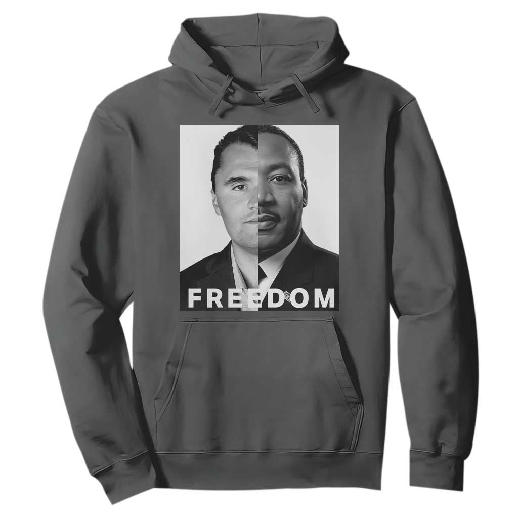 Freedom Charlie Kirk Hoodie Martin Luther King Jr TS14 Dark Heather Print Your Wear