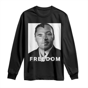 Freedom Charlie Kirk Long Sleeve Shirt Martin Luther King Jr TS14 Black Print Your Wear
