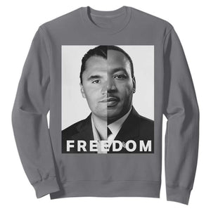 Freedom Charlie Kirk Sweatshirt Martin Luther King Jr TS14 Charcoal Print Your Wear