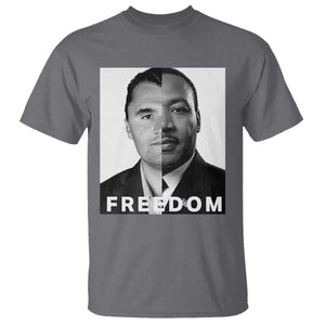 Freedom Charlie Kirk T Shirt Martin Luther King Jr TS14 Charcoal Print Your Wear