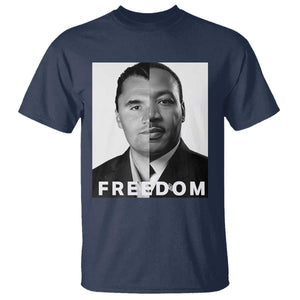 Freedom Charlie Kirk T Shirt Martin Luther King Jr TS14 Navy Print Your Wear
