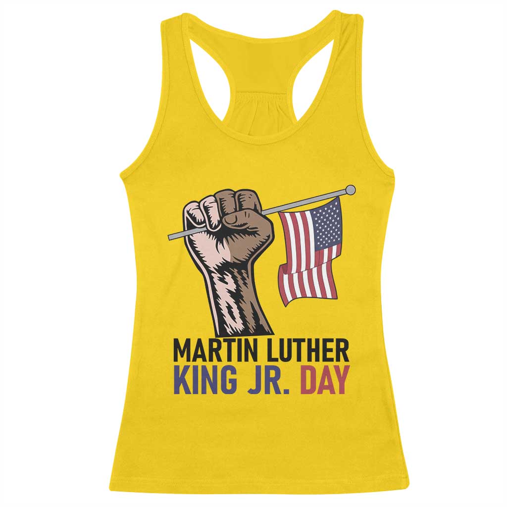 Martin Luther King Jr Racerback Tank Top Black History Month TS14 Daisy Print Your Wear