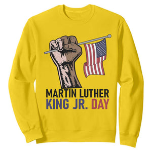 Martin Luther King Jr Sweatshirt Black History Month TS14 Daisy Print Your Wear