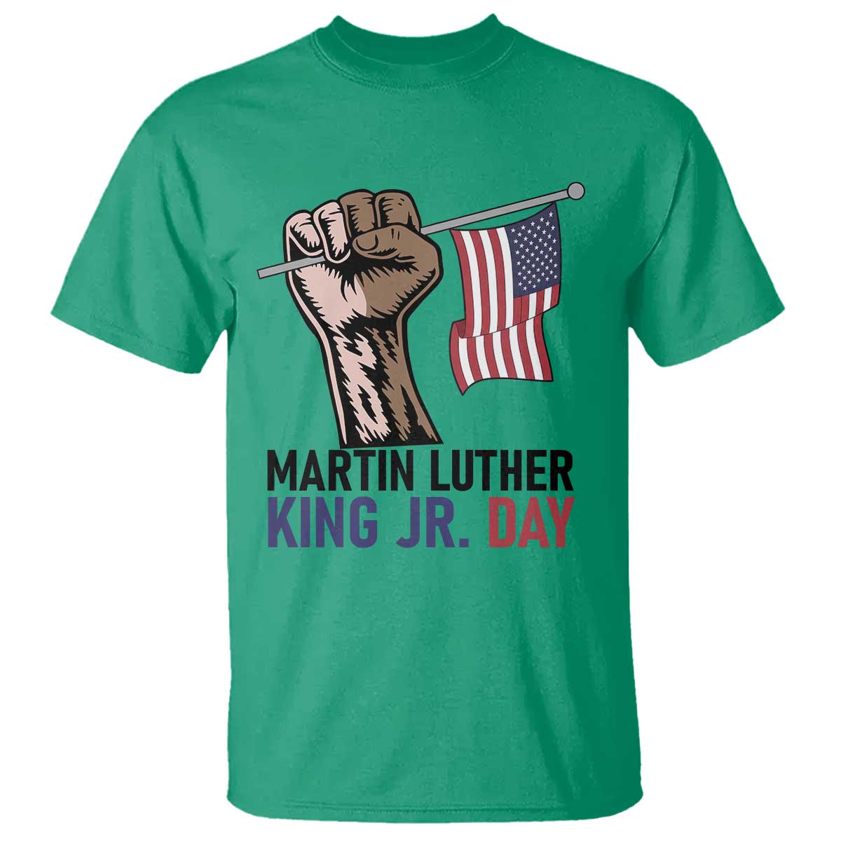 Martin Luther King Jr T Shirt Black History Month TS14 Irish Green Print Your Wear