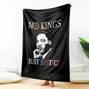 Martin Luther King Jr Throw Blanket No Kings Just Justice TS14 Print Your Wear