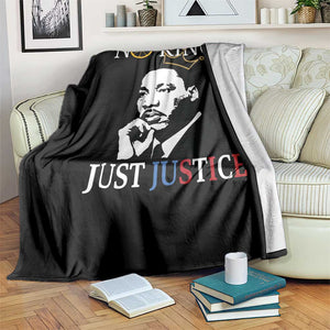Martin Luther King Jr Throw Blanket No Kings Just Justice TS14 Print Your Wear
