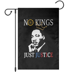 Martin Luther King Jr Garden Flag No Kings Just Justice TS14 Black Print Your Wear
