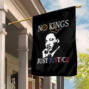 Martin Luther King Jr Garden Flag No Kings Just Justice TS14 Print Your Wear