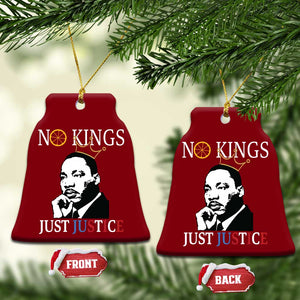 Martin Luther King Jr Ceramic Ornament No Kings Just Justice TS14 Print Your Wear