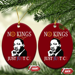 Martin Luther King Jr Ceramic Ornament No Kings Just Justice TS14 Print Your Wear