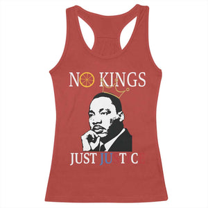 Martin Luther King Jr Racerback Tank Top No Kings Just Justice TS14 Red Print Your Wear