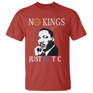Martin Luther King Jr T Shirt No Kings Just Justice TS14 Red Print Your Wear