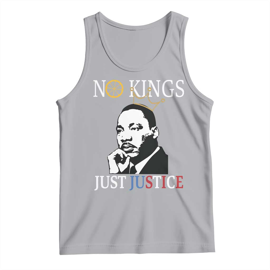 Martin Luther King Jr Tank Top No Kings Just Justice TS14 Athletic Heather Print Your Wear