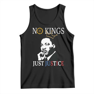 Martin Luther King Jr Tank Top No Kings Just Justice TS14 Black Print Your Wear