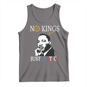 Martin Luther King Jr Tank Top No Kings Just Justice TS14 Deep Heather Print Your Wear