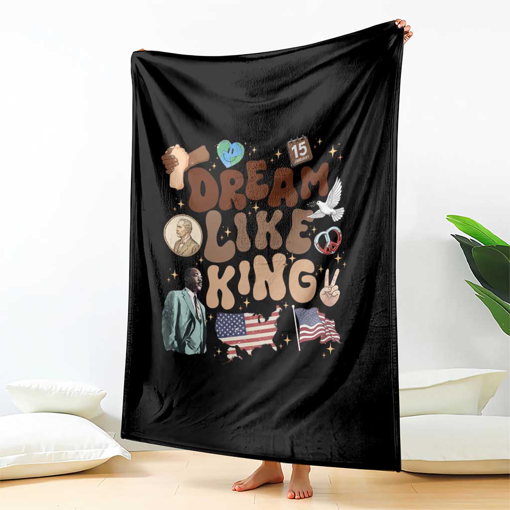 Martin Luther King Jr Throw Blanket Black History Melanin African American TS14 Print Your Wear