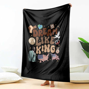 Martin Luther King Jr Throw Blanket Black History Melanin African American TS14 Print Your Wear