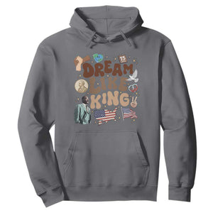 Martin Luther King Jr Hoodie Black History Melanin African American TS14 Charcoal Print Your Wear