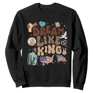 Martin Luther King Jr Sweatshirt Black History Melanin African American TS14 Black Print Your Wear