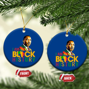 I Am Black History Ceramic Ornament Martin Luther Jr King African American Pride TS14 1pc Blue Print Your Wear