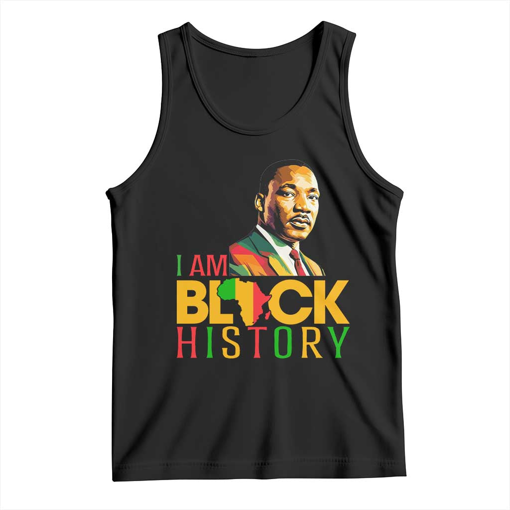 I Am Black History Tank Top Martin Luther Jr King African American Pride TS14 Black Print Your Wear