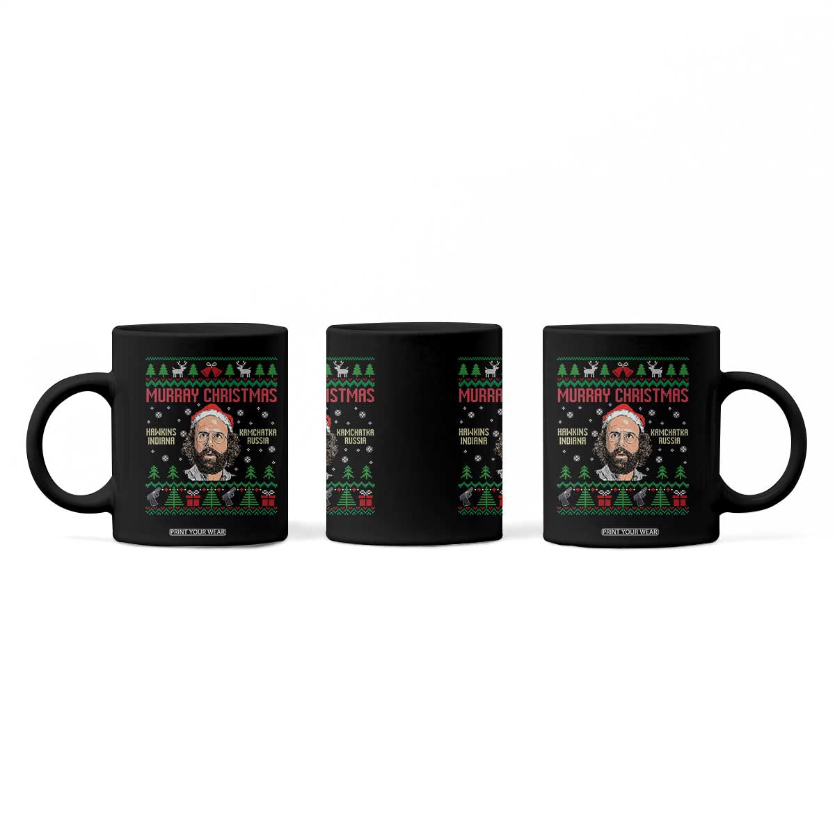 Stranger Christmas Coffee Mug Funny Murray Hawkins TS14 Print Your Wear
