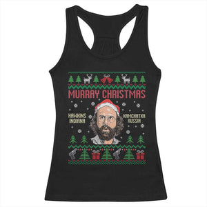 Stranger Christmas Racerback Tank Top Funny Murray Hawkins TS14 Black Print Your Wear